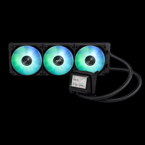 asus ayw gaming lc 360 argb lcd all in one liquid cpu cooler