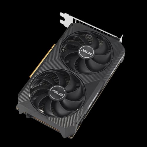 asus dual radeon rx 6500 xt v2 4gb gddr6 oc edition graphics card 3