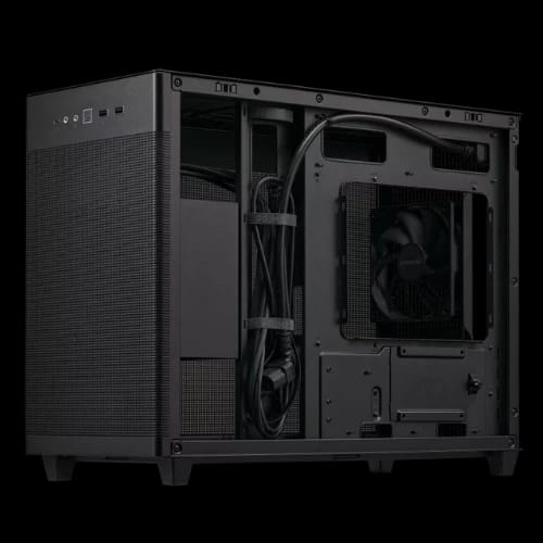 asus prime ap201 mesh matx casing left