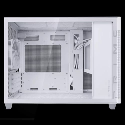 asus prime ap201 tempered glass matx casing side wh
