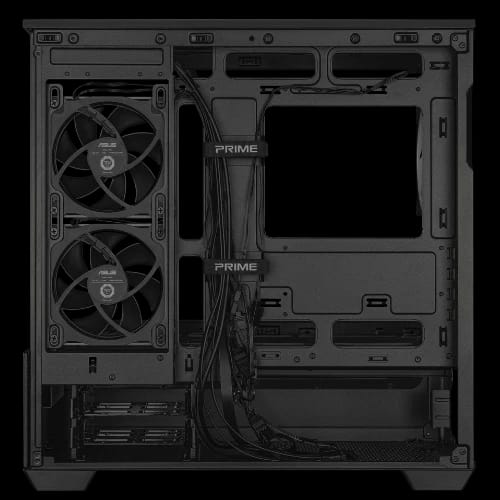 asus prime ap202 argb matx mid tower gaming casing bk cable