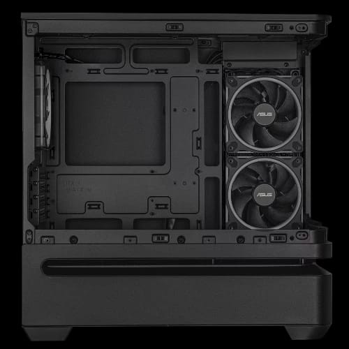 asus prime ap202 argb matx mid tower gaming casing bk side