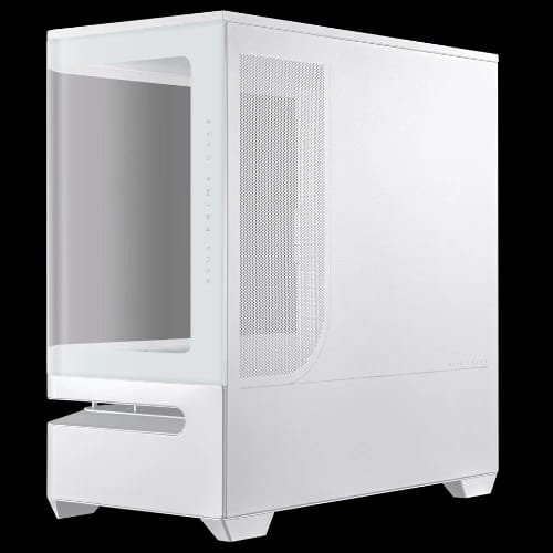 asus prime ap202 argb matx mid tower gaming casing wh left