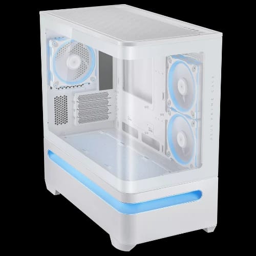 asus prime ap202 argb matx mid tower gaming casing wh