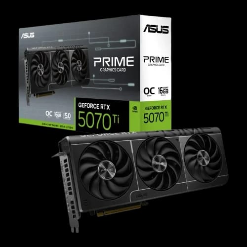 asus prime geforce rtx 5070 ti 16gb gddr7 graphics card