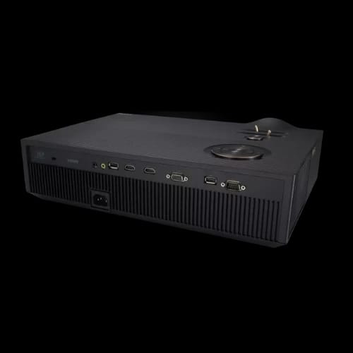 asus proart a1 projector rear connectivity ports view