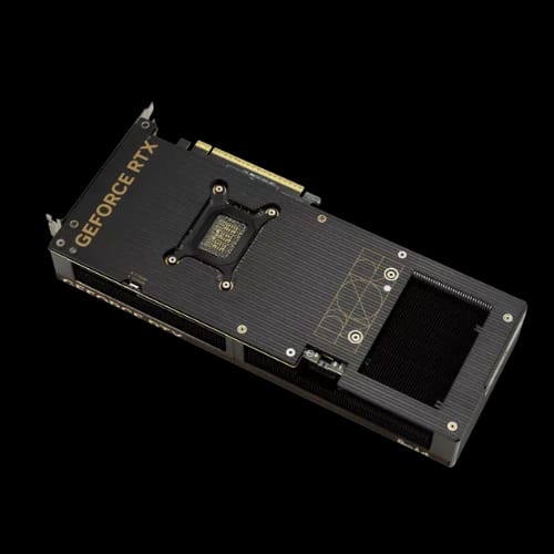 asus proart geforce rtx 5080 16gb gddr7 oc edition graphics card back