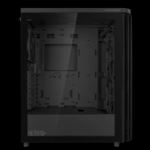 asus proart pa401 wood edition atx mid tower casing bk side