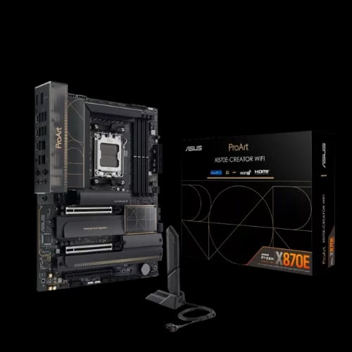 asus proart x870e creator wifi am5 ddr5 atx motherboard