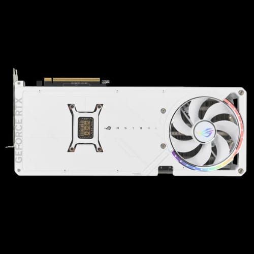asus rog astral geforce rtx 5080 16gb gddr7 oc edition graphics card white backplate