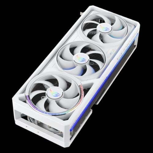 asus rog astral geforce rtx 5080 16gb gddr7 oc edition graphics card white body
