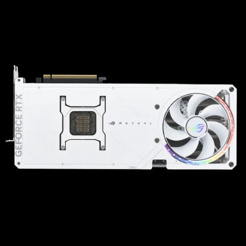 asus rog astral geforce rtx 5090 32gb gddr7 btf graphics card whiteback
