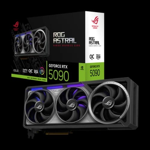 asus rog astral geforce rtx 5090 32gb gddr7 oc edition graphics card 1