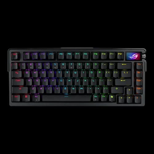 asus rog azoth extreme m702 75 wireless mechanical gaming keyboard nx snow switches only keyboard