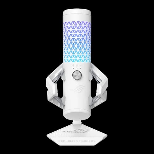 asus rog carnyx c501 cardioid condenser gaming microphone wh