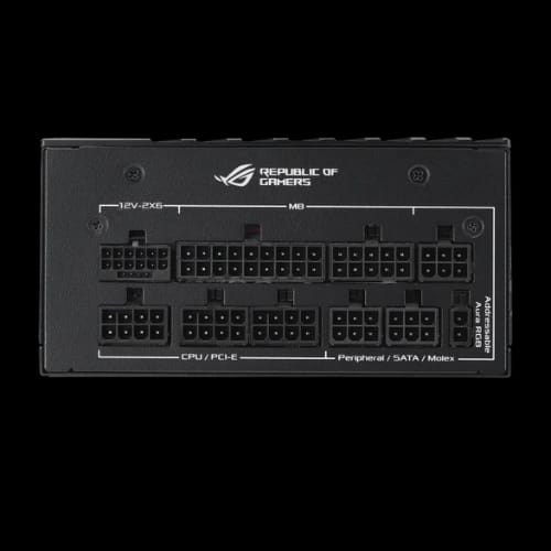 asus rog loki 750p 750w 80 plus platinum sfx l power supply ports