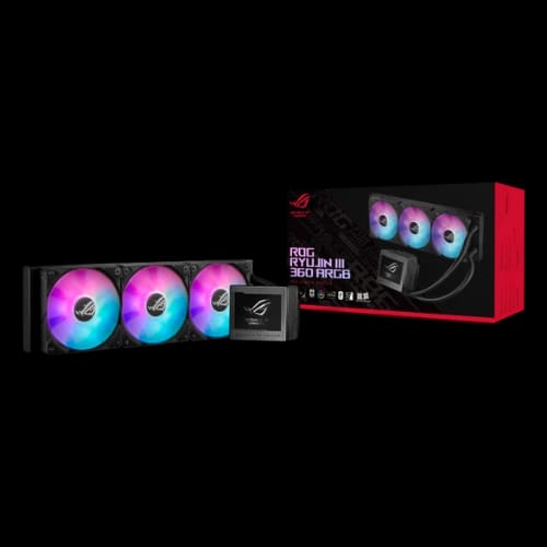 asus rog ryujin iii 360 argb aio 35 lcd display liquid cpu cooler 3