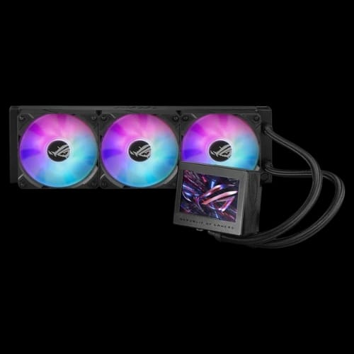 asus rog ryujin iii 360 argb aio 35 lcd display liquid cpu cooler