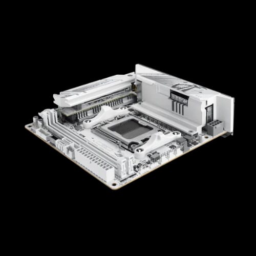 asus rog strix b850 i gaming wifi7 w amd am5 mini itx motherboard front