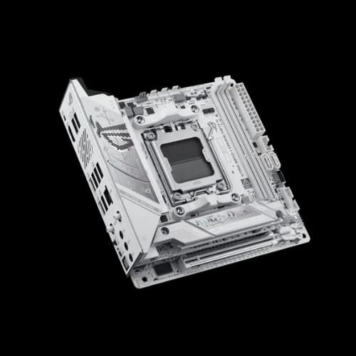 asus rog strix b850 i gaming wifi7 w amd am5 mini itx motherboard top