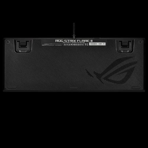 asus rog strix flare ii xa08 mechanical gaming keyboard nx red switches back
