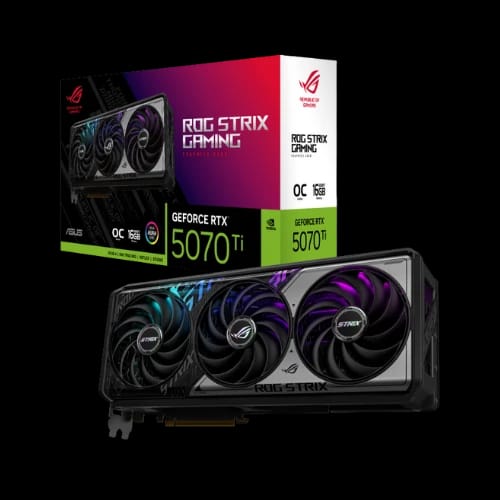 asus rog strix geforce rtx 5070 ti 16gb oc edition graphics card