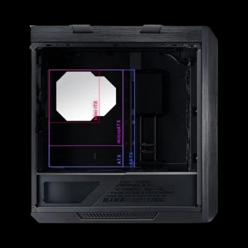 asus rog strix helios gx601 rgb mid tower gaming casing 2