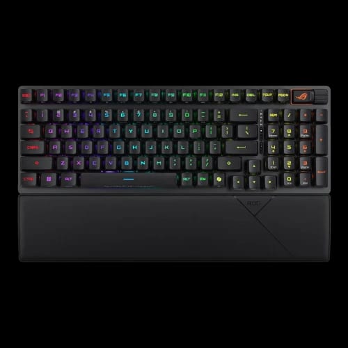 asus rog strix scope ii 96 rx wireless x902 optical gaming keyboard rx red optical switches bk