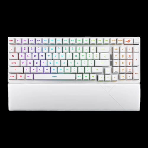 asus rog strix scope ii 96 rx wireless x902 optical gaming keyboard rx red optical switches wh