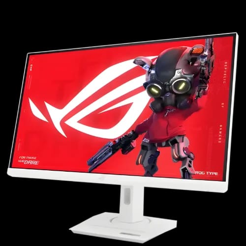 asus rog strix xg27ucg w 27 dual mode ips gaming monitorleft angle