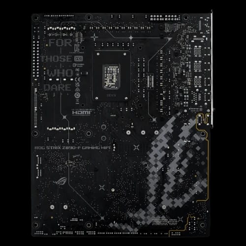 asus rog strix z890 f gaming wifi lga1851 atx motherboard back