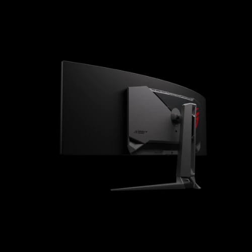 asus rog swift pg49wcd 49 5k2k ultrawide curved gaming monitorleft angle