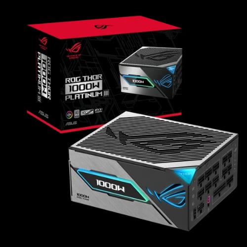 asus rog thor 1000p3 1000w 80 plus platinum atx 31 power supply