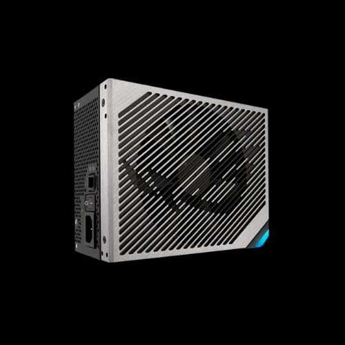 asus rog thor 1000w platinum iii 80 plus platinum atx 31 power supply bottom view