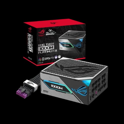 asus rog thor 1000w platinum iii 80 plus platinum atx 31 power supply packages