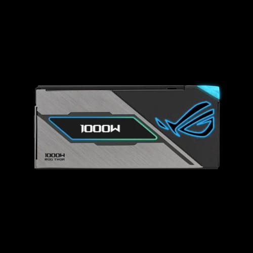 asus rog thor 1000w platinum iii 80 plus platinum atx 31 power supply rear view left side view