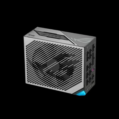 asus rog thor 1000w platinum iii 80 plus platinum atx 31 power supply upper rear view