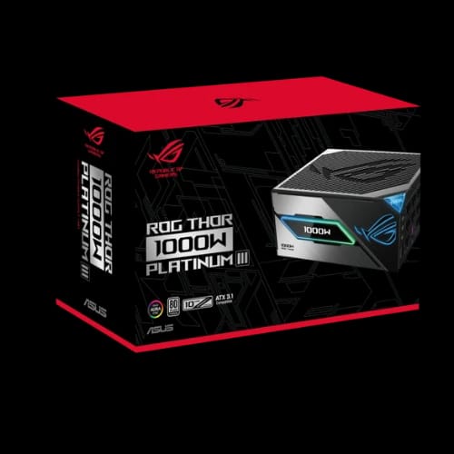 asus rog thor 1000w platinum iii 80 plus platinum atx 31 power supply