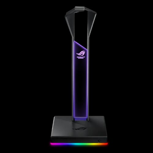 asus rog throne rgb gaming headset stand