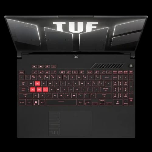 asus tuf gaming a16 fa607nuq rl024w ryzen 7 170 16gb 16 wuxga laptop keypad
