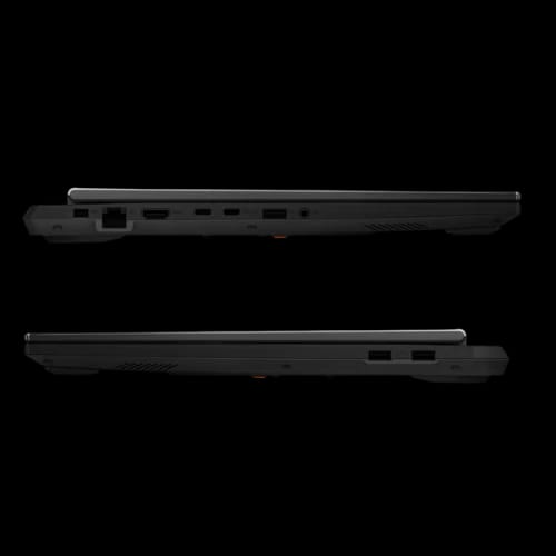 asus tuf gaming a16 fx608jhi tu256w core i7 14650hx 16gb 16 wuxga laptop side