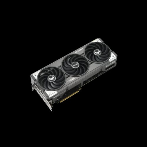 asus tuf gaming geforce rtx 5070 ti 16gb gddr7 oc edition graphics card angled