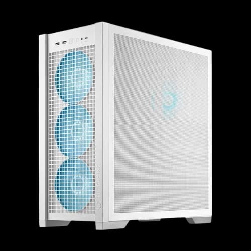 asus tuf gaming gt302 argb mid tower atx gaming casing wh