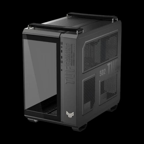 asus tuf gaming gt502 horizon tempered glass mid tower gaming casing bk l