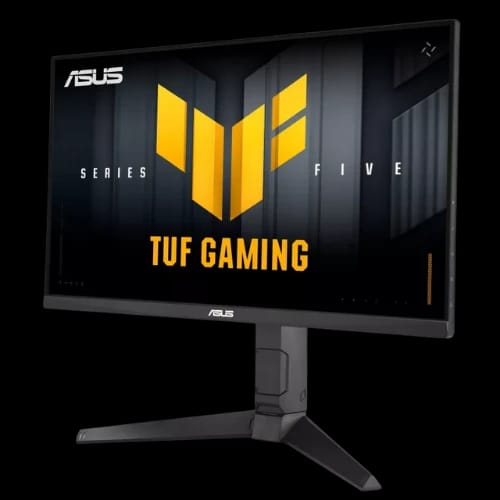asus tuf gaming vg249qml5a 238 fhd 240hz fast ips gaming monitorleft angle