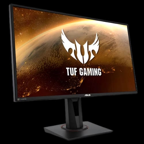 asus tuf gaming vg279qm 27 hdr gaming monitorright angle