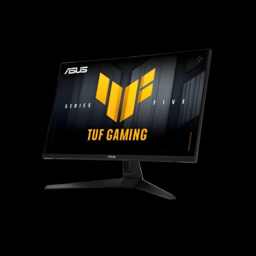 asus tuf gaming vg27aq5a 27 qhd 210hz gaming monitorleft angle