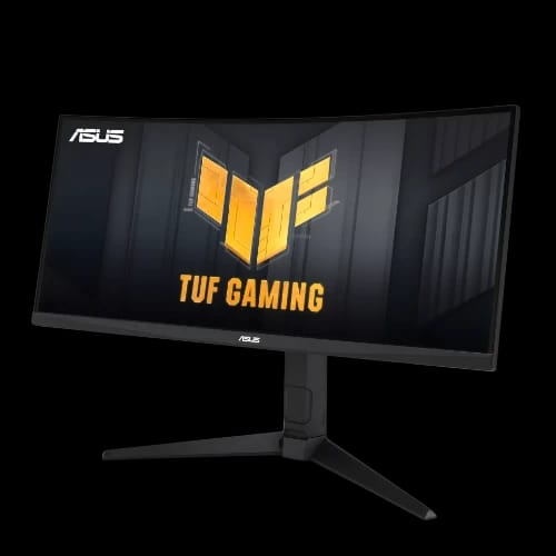 asus tuf gaming vg30vql1a 295 wfhd 200hz hdr ultrawide curved monitorleft angle