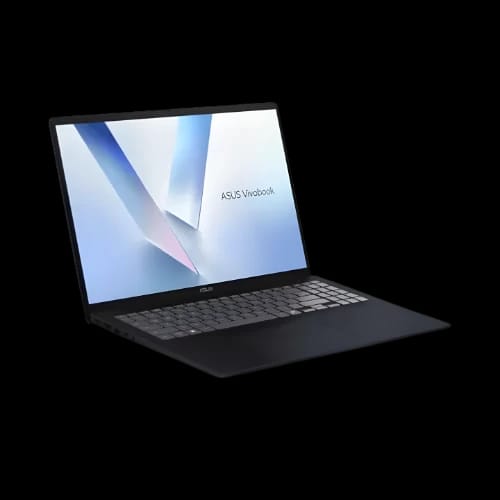 asus vivobook 16 m1607ga mb004w ryzen ai 7 445 16gb 16 wuxga laptop angle