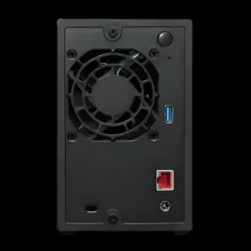asustor drivestor 2 lite as1102t 2 bays nas storage back